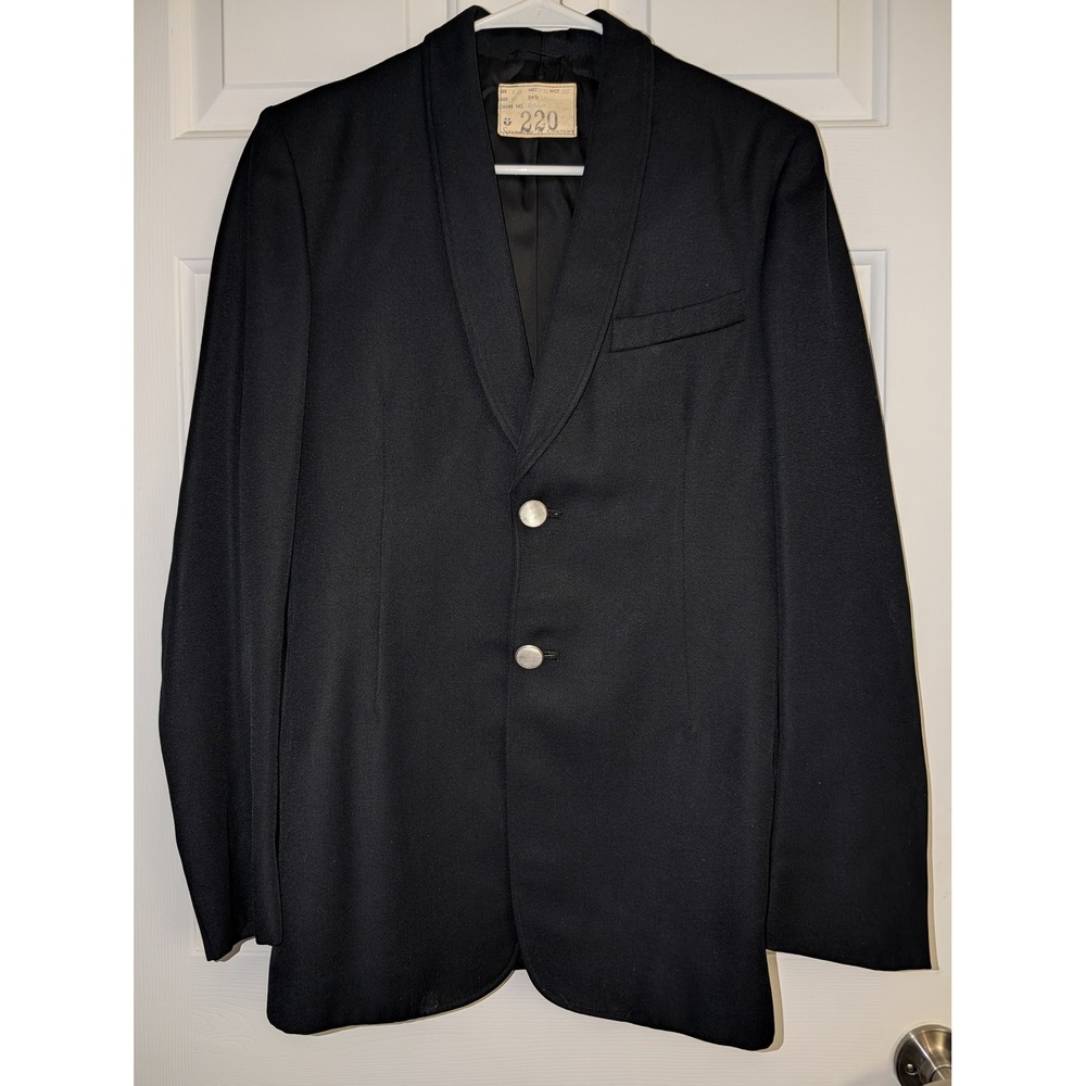 Vintage 1968 Stanbury Band Uniform Blazer Size 35 Dark Academia
